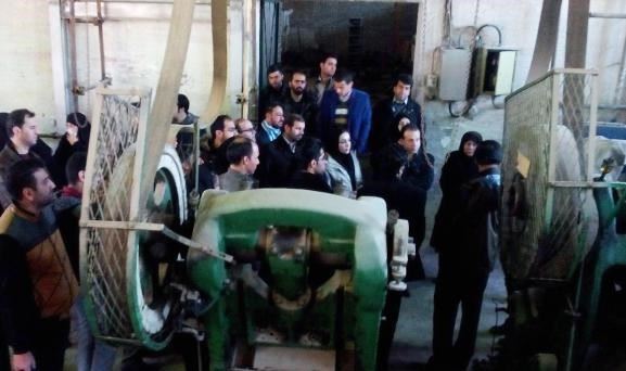 دانشجویان از پالایشگاه و کارخانه حلب سازی کرمانشاه بازدید کردند