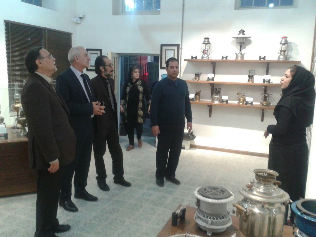 Tajikistan Ambassador and Head of ECO Visit Abadan Petromusem