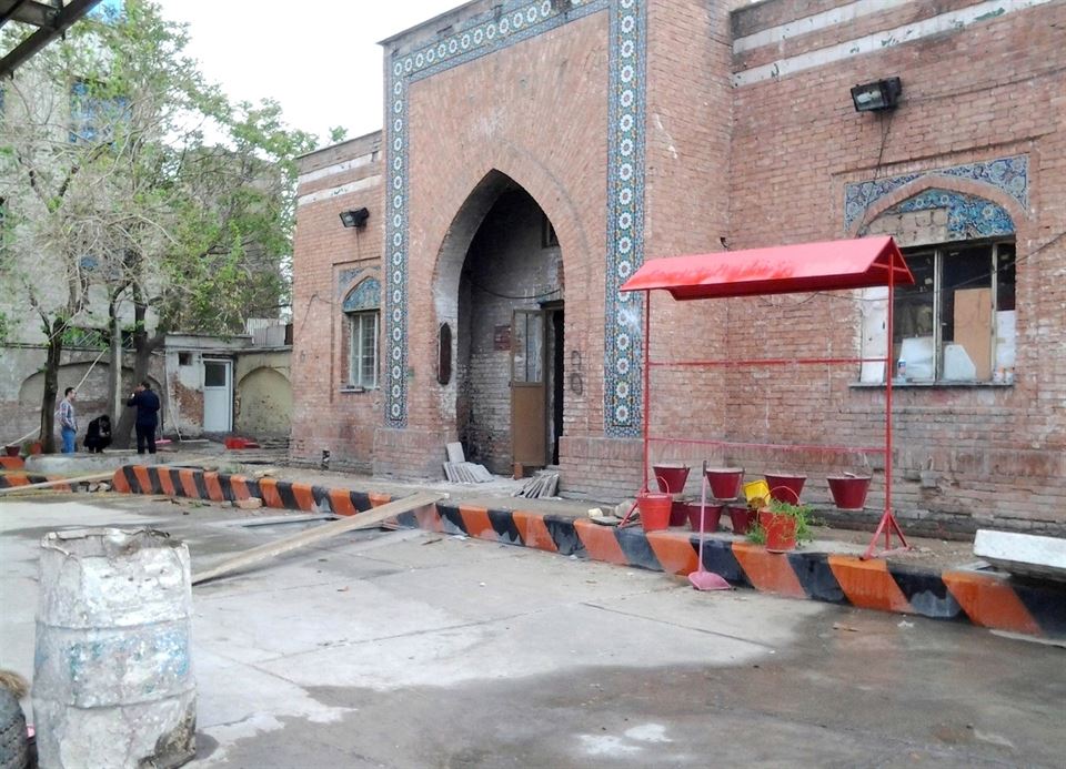 گزارش تصويري از فاز دوم مرمت موزه پمپ بنزين دروازه دولت