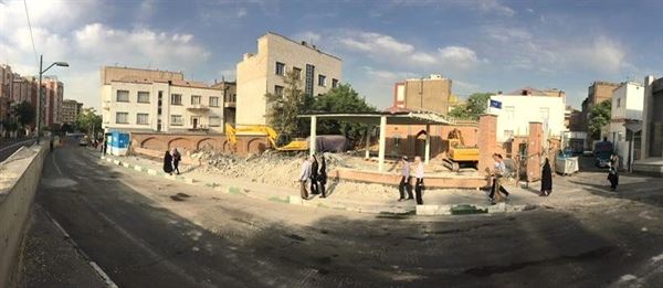 تخريب هواكش موزه دروازه دولت
