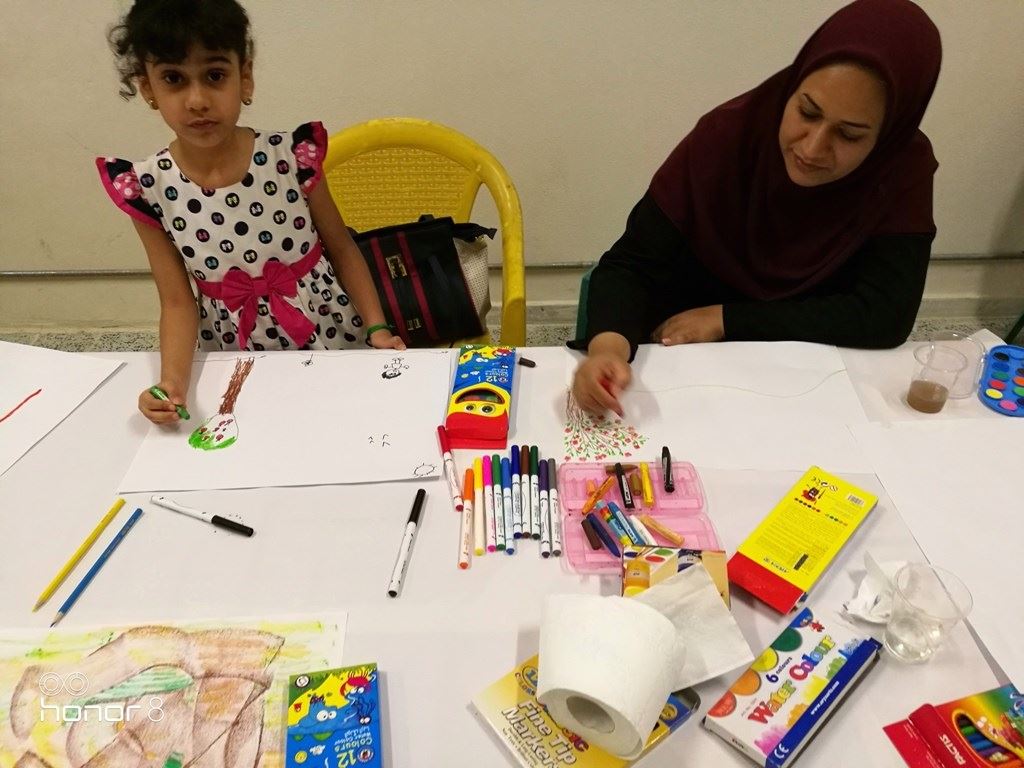 Abadan Gas Station Museum Holds Children Painting Workshop 