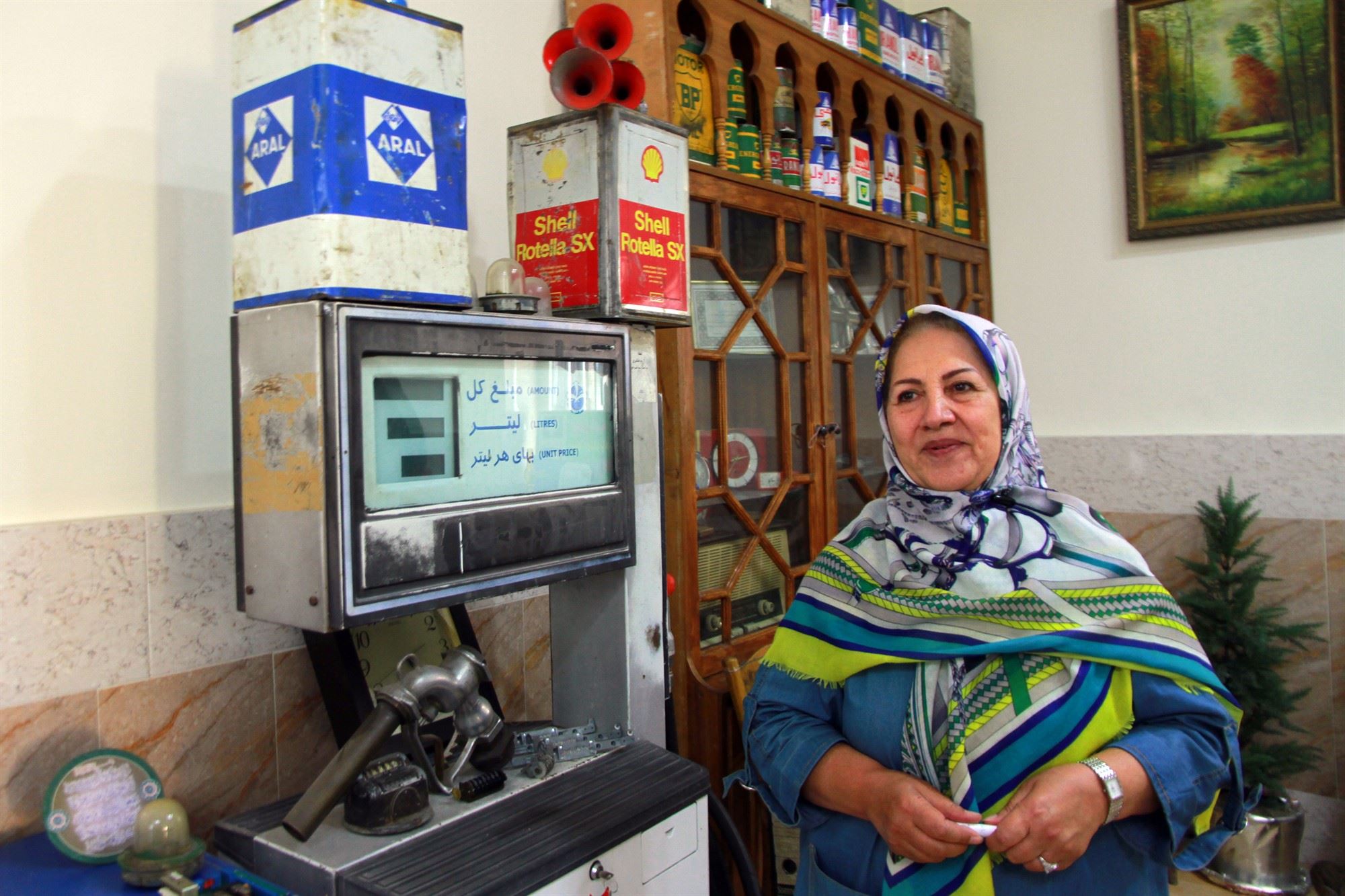 هم‌نشینی پمپ‌بنزین و موزه در ایستگاه صوفیان