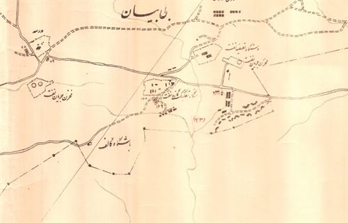 نقشه جانمایی باشگاه گلف مسجدسلیمان در بی بیان1307خ