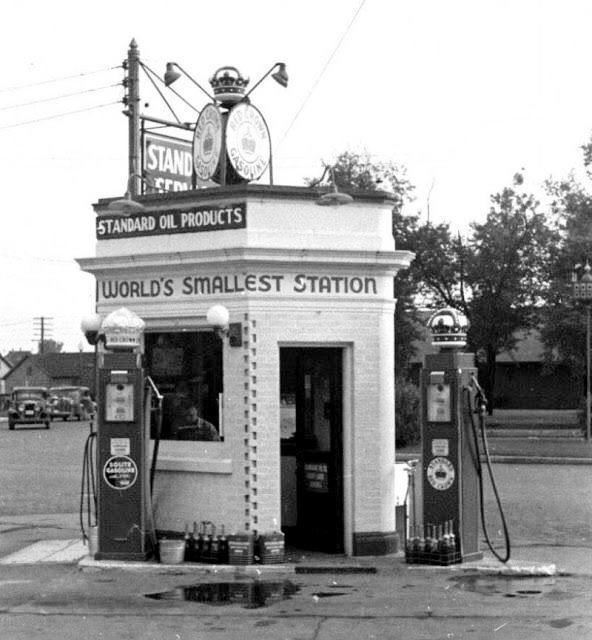Teeny Stop کوچکترین پمپ بنزین دنیا