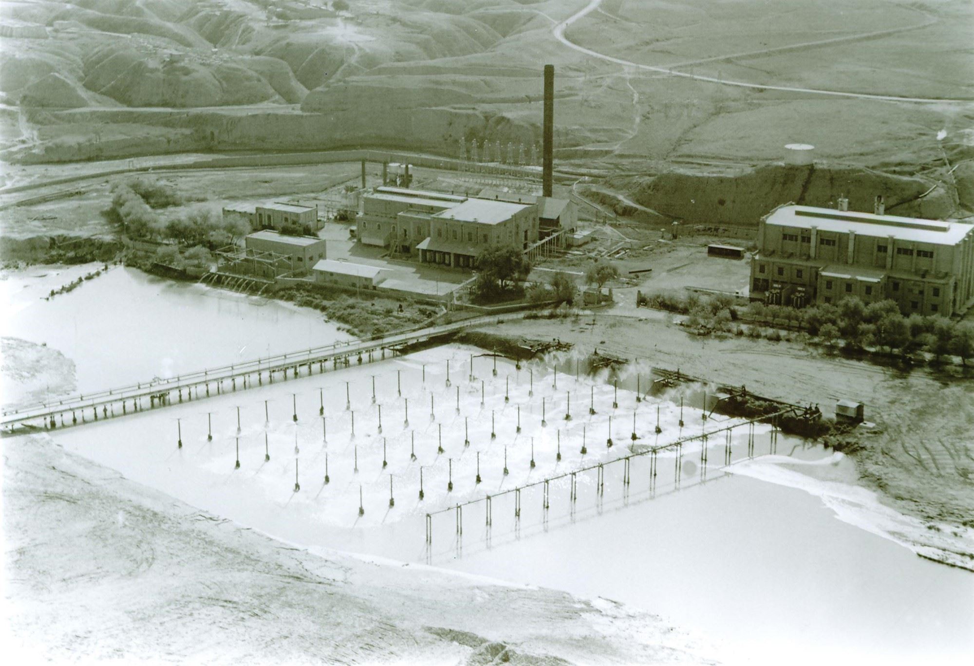 Tombi Power Plant in Masjed Soleyman in 1971