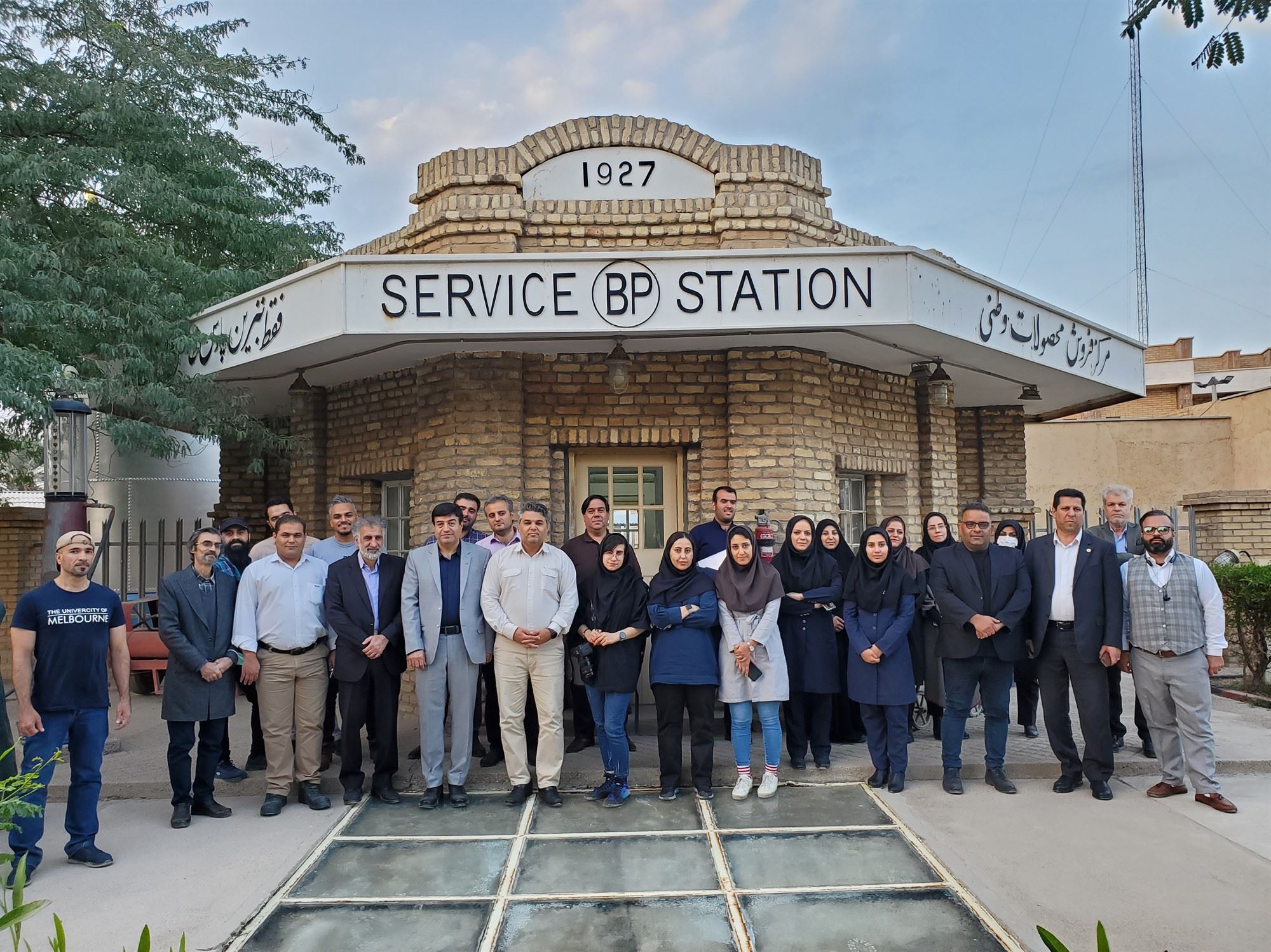 بازدید رئیس روابط عمومی شرکت ملی و مهندسی ایران از موزه های نفت آبادان