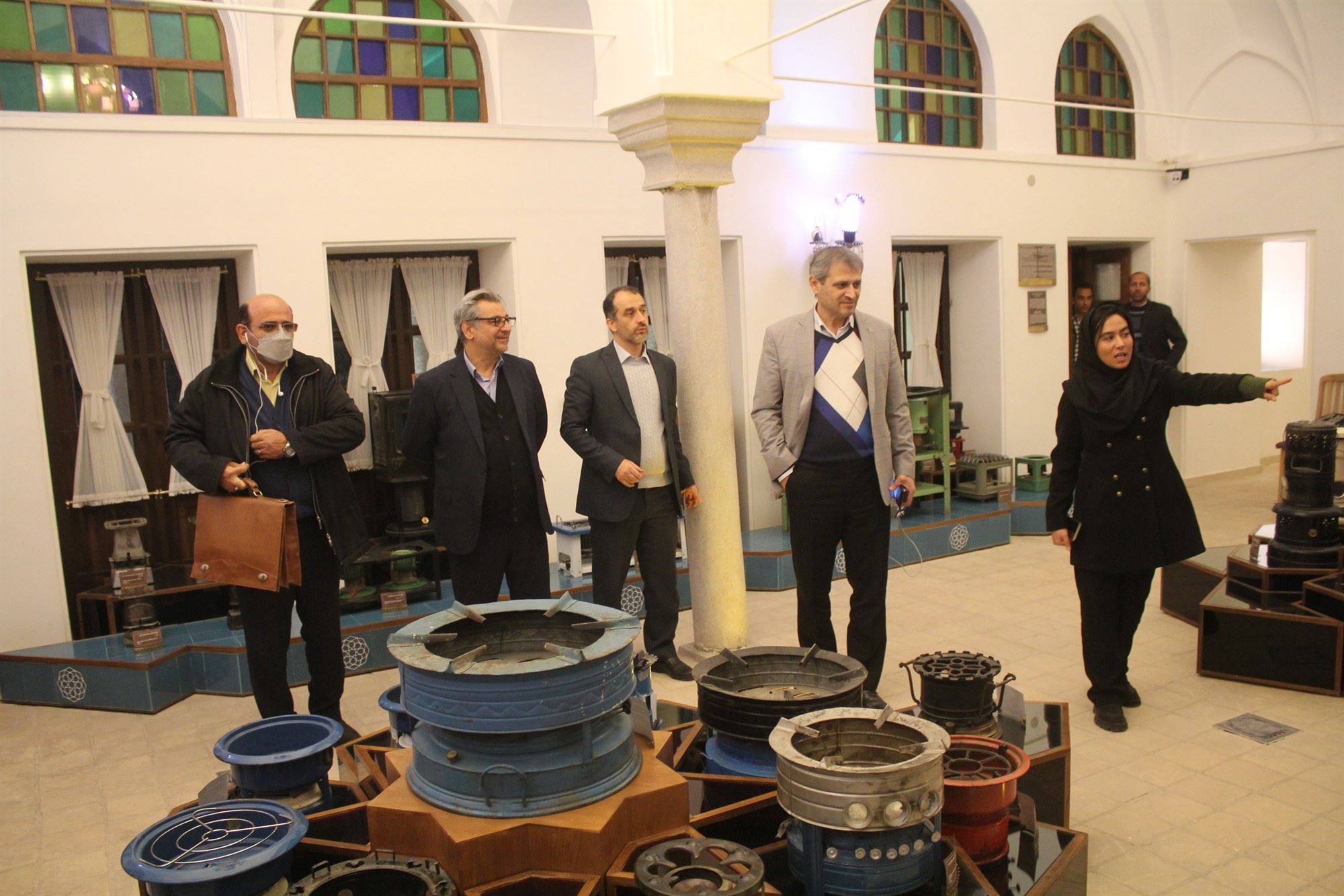 Management of Museums and Oil Industry Documentation Center visited the Kerman Kerosene Burner’s Museum