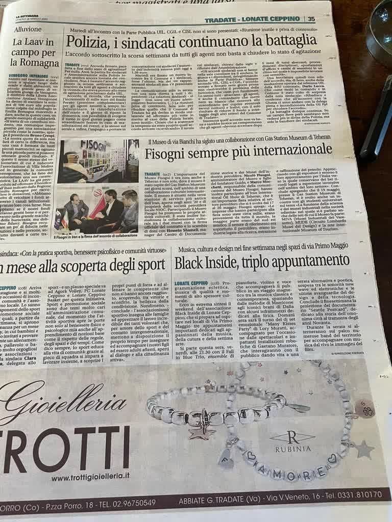 Reflection of the memorandum of understanding of the management of the documents center and museums of the oil industry in the Italian media