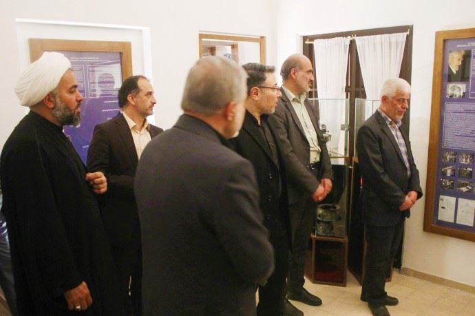 A group of the oil industry managers visited Naftsoozha Museum in Kerman