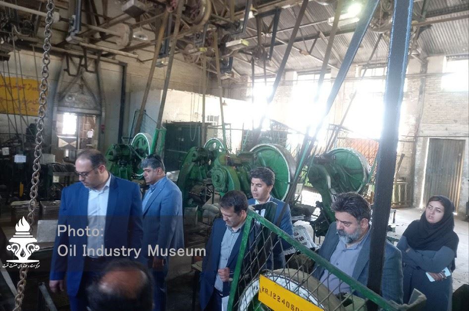 بازدید رئیس امور ورزش شرکت ملی نفت از کارخانه حلب‌سازی و حلب‌پرکنی کرمانشاه